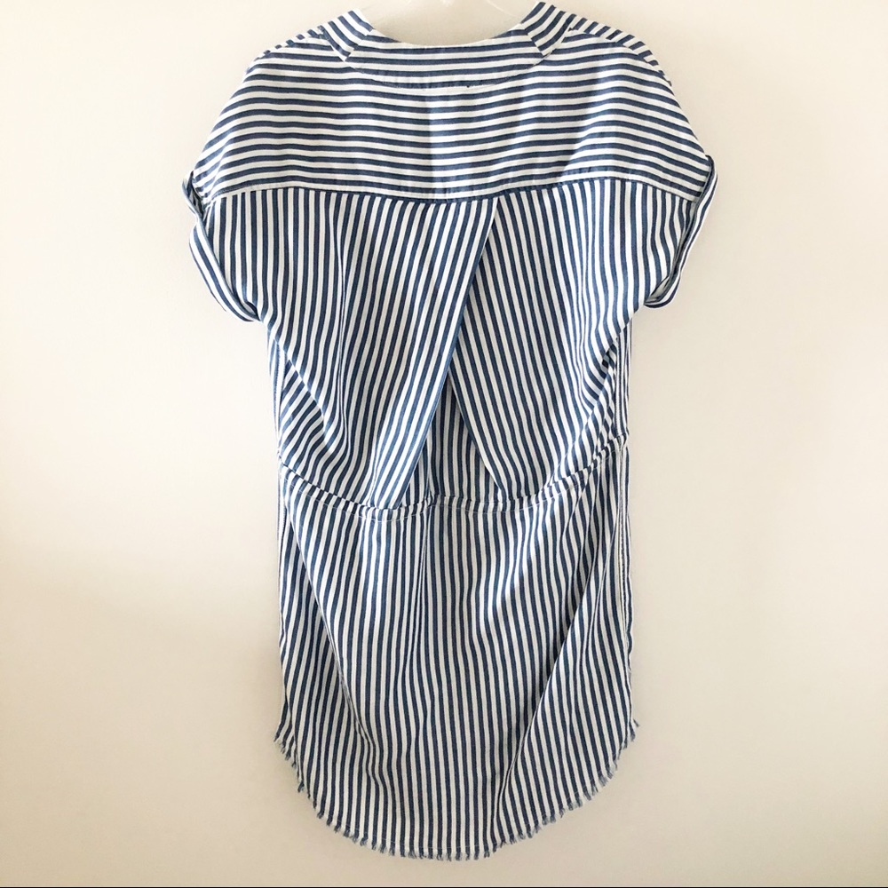 PAIGE Haidee Dress Blue Bell Stripe Size Small NWT - Picture 7 of 8